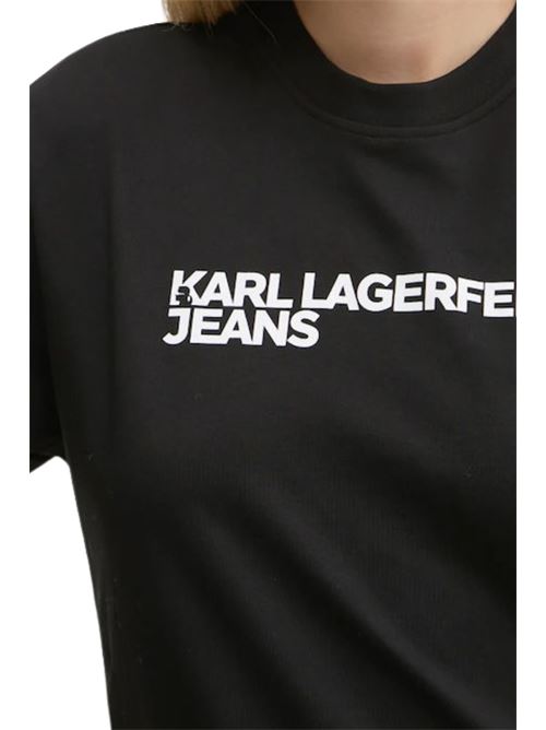 T-shirt regular nera Karl Lagerfeld jeans | A1W17005999